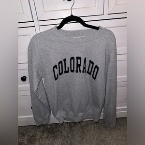 grey “colorado” sweatshirt